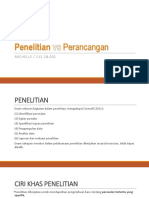 Penelitian Vs Perancangan