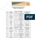 Matriks Kegiatan Pra Dan Hari-H Dies Natalis 40 HMG Ft-Uh Be HMG Ft-Uh Periode 2018