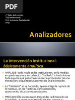 Analizadores - Tercer Taller Grupal 2018