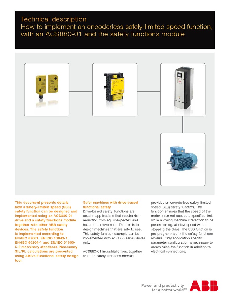 How To Implement An Encoderless Safely-Limited Speed Function, With An ...