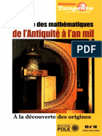 Bibliothèque Tangente HS 30 Histoire