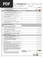 Production Process Audit Checklist | PDF | Audit | Systems Engineering