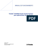 Manual de Funcionamiento: Trimble GCS900 Grade Control System para Aplicaciones de Nivelación