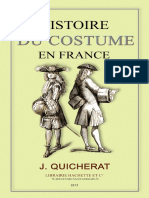 Histoire Du Costume en France - Quicherat