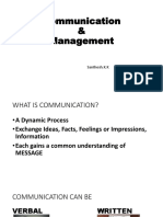 Communication & Management: Santhosh.K.K