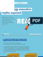 Five Strategy Execution Myths Exposed