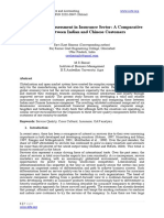 Service Quality Assessment in Insurance Sector: A Comparative Study Between Indian and Chinese Customers