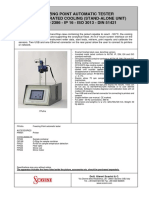 Freezing Point Automatic Tester With Integrated Cooling (Stand-Alone Unit) ASTM D 2386 - IP 16 - ISO 3013 - DIN 51421