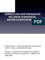 1.3 Embriologi Dan Pengantar Kelainan Kongenital Sistem Kardiovaskular