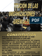 Constitución de Las Organizaciones Gremiales