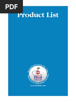 Aoe Hiral Labs Ltd Company Brochure Mass Concentration Chemistry Functional Group