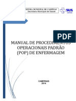 Manual Procedimentos Operacionais Padrao (POP) Enfermagem Versao 01-10-2014