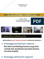 Penyanggaan Tambang Bawah Tanah