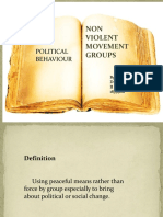 Non Violent Movement Groups