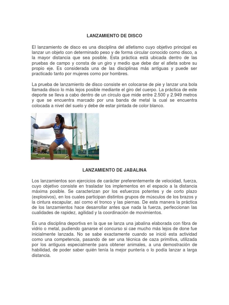 Los Saltos en El Atletismo | PDF | Deporte del atletismo | Deportes ...