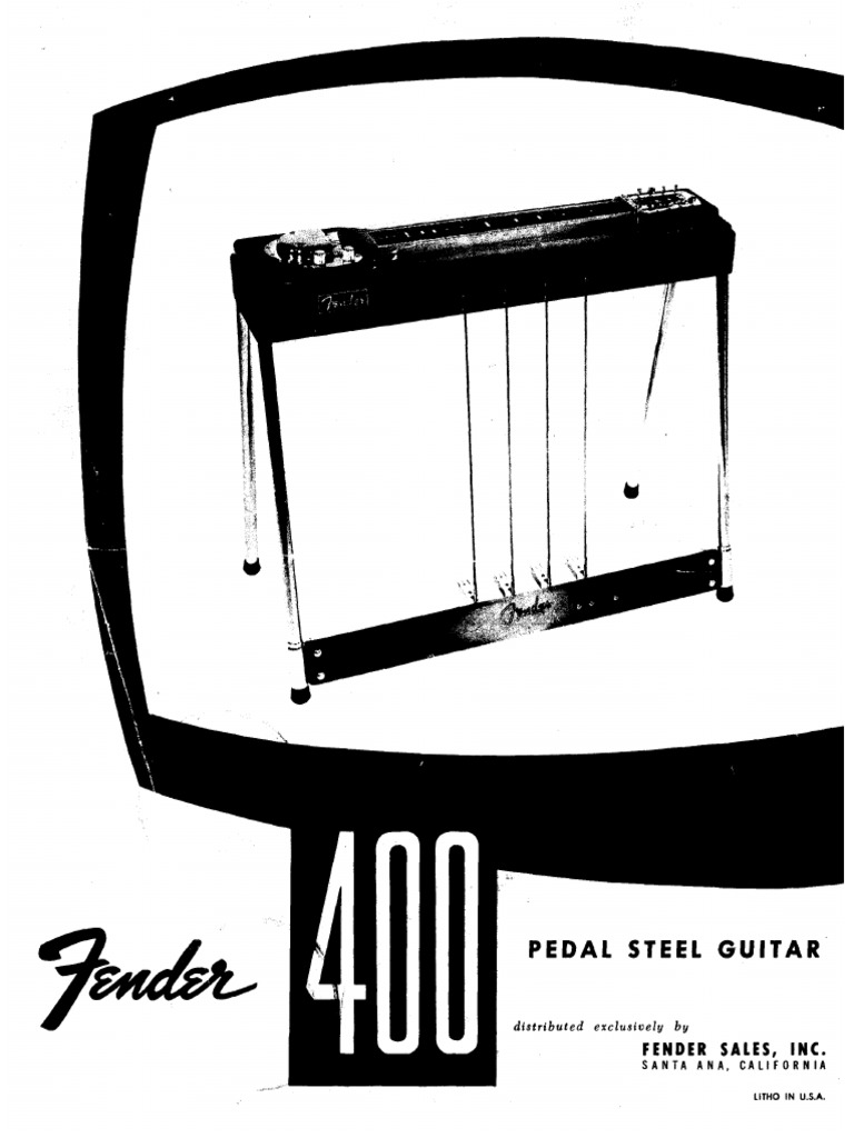 The Versatile Fender 400 Pedal Steel Guitar A Technical Review of its