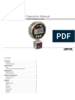 Operation Manual: For XP2i-DP Digital Test Gauge