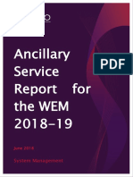 2018 Ancillary Services Report