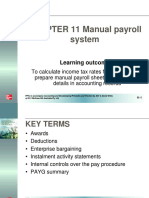 CHAPTER 11 Manual Payroll System: Learning Outcome