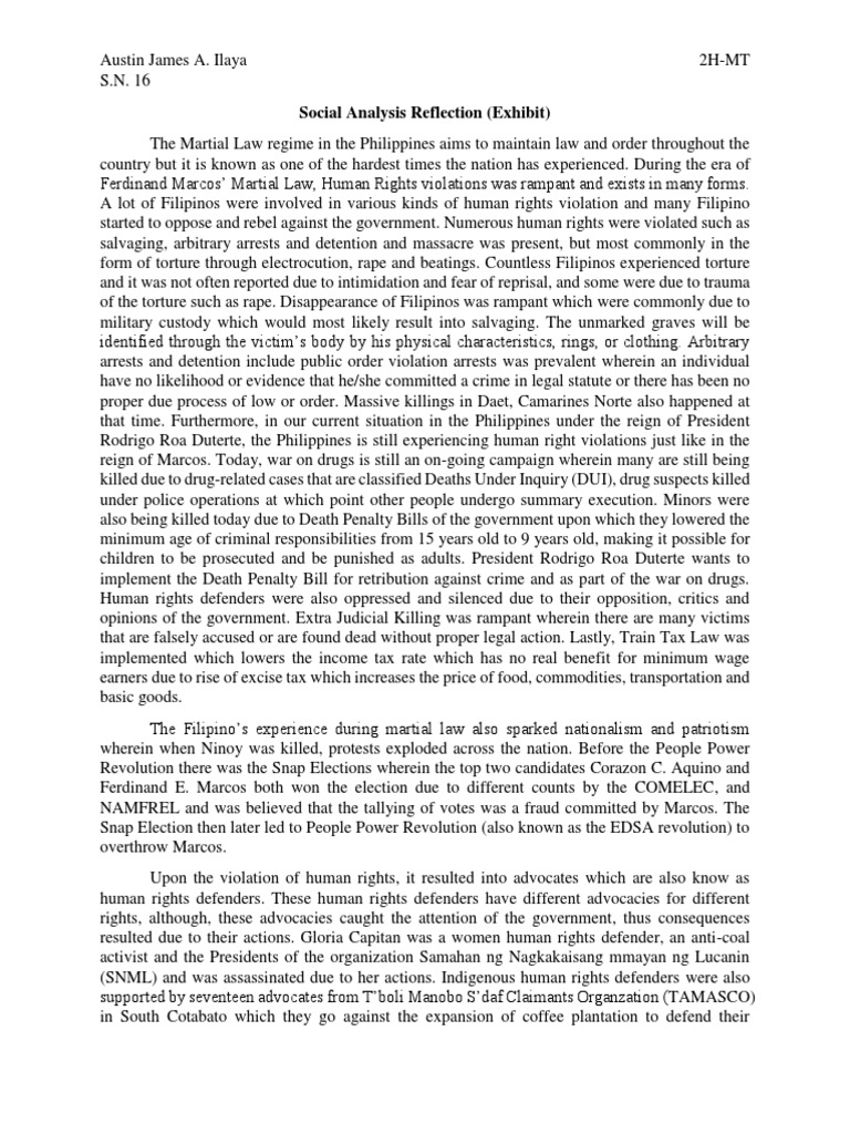 Social Analysis Reflection | PDF | Government | Justice