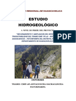 Estudio HIDROGEOLÓGICO