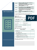 Student Academic: Self-Assessment