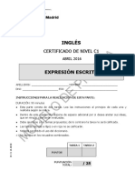 Inglés: Certificado de Nivel C1
