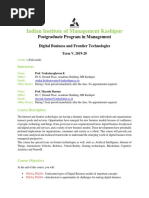 Digital Business and Frontier Technologies