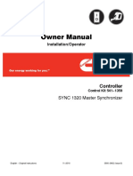 900-0662 Onan SYNC 1320 Master Synchronizer Controller Owners Manual (11-2010)
