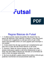 Regras e táticas do futsal