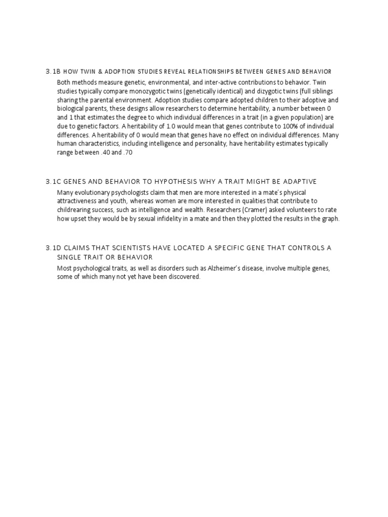How Twin & Adoption Studies Reveal Relationships Between Genes and ...