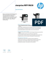 HP Laserjet Enterprise MFP M630 Series: Data Sheet