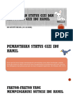 Pemantauan Status Gizi Dan Kebutuhan Gizi Ibu Hamil