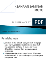 Pelaksanaan Jaminan Mutu (4)