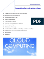 Top 40 Cloud Computing Interview Questions & Answers: 1) What Are The Advantages of Using Cloud Computing?