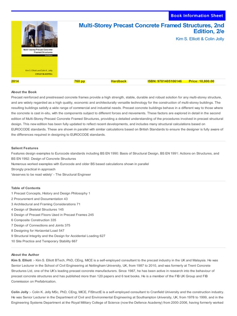 Multi-Storey Precast Concrete Solutions | PDF | Precast Concrete | Concrete