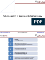 IPCalculus - Gesture Controlled Technology Patenting Activity