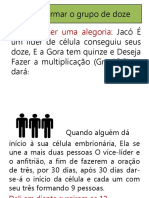 Como formar grupos de doze na célula