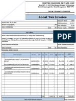 Local Tax Invoice: Chipper Snacker Private Limited