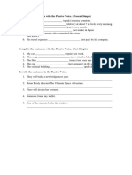 Complete The Sentences With The Passive Voice. (Present Simple)