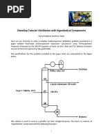 Chemsep Tutorial: Distillation With Hypothetical Components