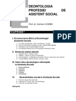 Deontologia Profesiei de Asistent Social