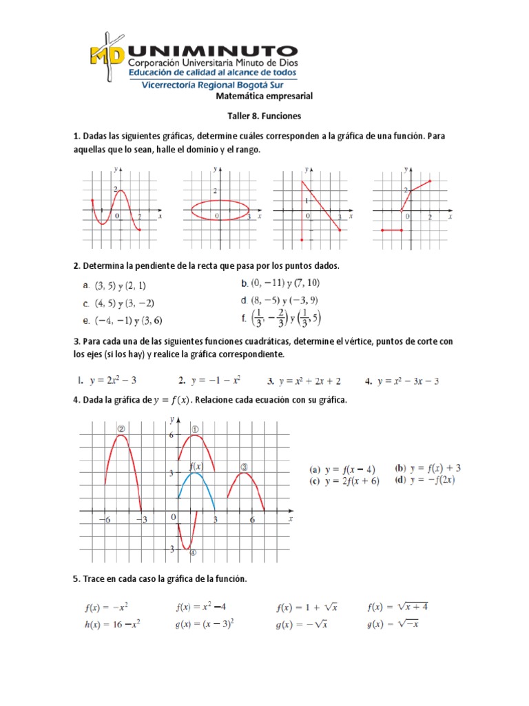 Taller 8 Funciones Pdf