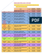 Revision and Extra Class - Sep 2019