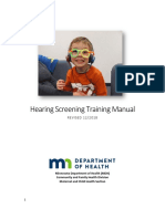 Hearing Screening Training Manual: REVISED 12/2018