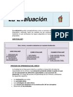 Lectura Sobre La Evaluación para Primaria 1°,2°,3°,4° y 5°