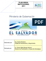 Plan anual ministerio de gobernación