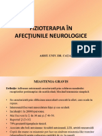 Fizioterapia În Afecţiunile Neurologice: Asist. Univ. Dr. Caţan Liliana