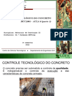 CONTROLE TECNOLÓGICO DO CONCRETO MCC2001 AULA 6 (parte 1)