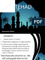 Ijtehad: Presented By: GROUP 1